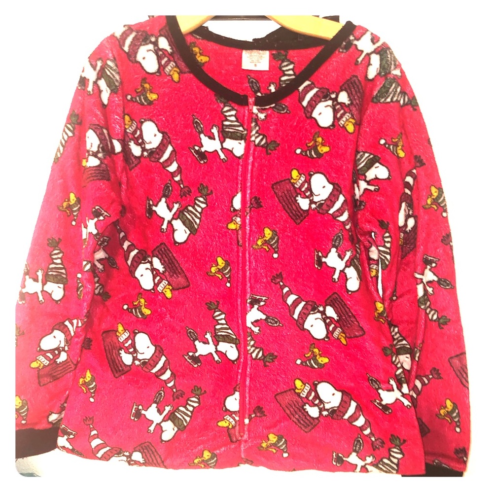 Snoopy foot pajamas without footies